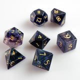 Purple Fluorite Dice Set of Arcana