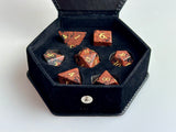 Mahogany Obsidian Dice Set of Refuge