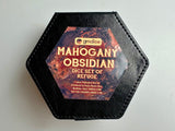 Mahogany Obsidian Dice Set of Refuge
