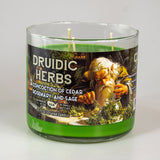 Druidic Herbs Gaming Candle