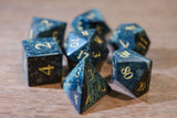 Kambaba Jasper Dice Set of Peace