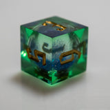 Mystic Meadow Liquid Core Dice Set