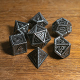 Serrated Metal Dice Set