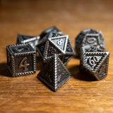 Serrated Metal Dice Set