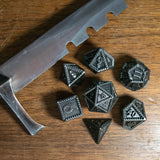 Serrated Metal Dice Set