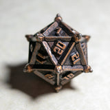 Spiky Bronze Dice Set