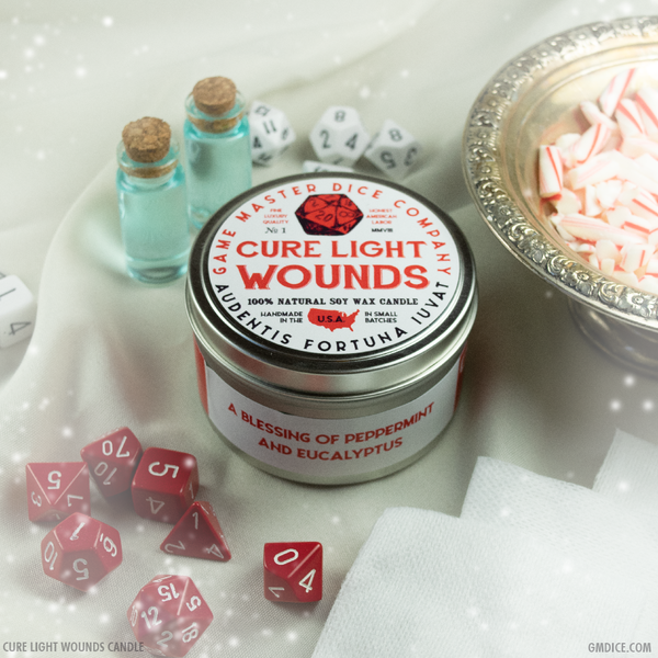 Cure Wounds Gaming Candle GMDICE