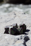 Set of 7 Speckled Earth Dice