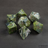 Brazilian Jade Dice Set of Regeneration