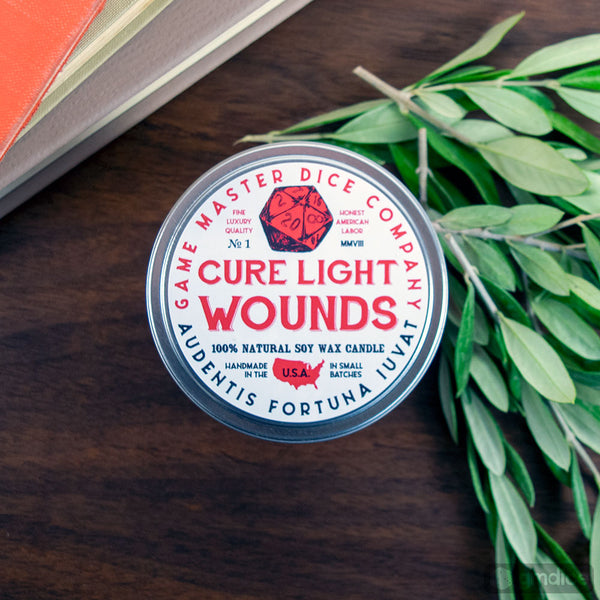 Cure Wounds Gaming Candle GMDICE