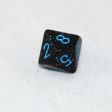Speckled Blue Stars 10 Sided Dice
