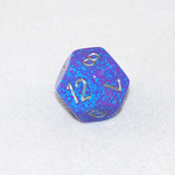 Speckled Silver Tetra 12 Sided Dice