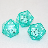 Clear Double 20 Sided Dice