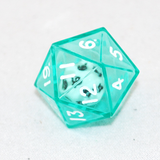 Clear Double 20 Sided Dice