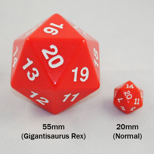 Gigantisaurus Rex Countdown D20, 55mm – GMDICE
