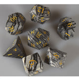 Indian Agate Dice Set of Shadows