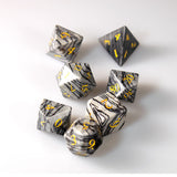 Indian Agate Dice Set of Shadows