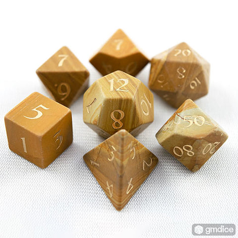 Egyptian Marble Dice Set of the Pharaohs