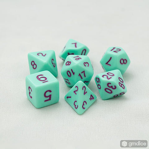 Mint Ice Cream RPG Dice Set