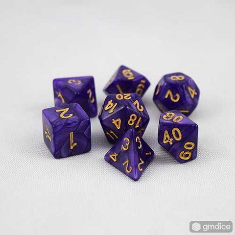 Royal Cloak RPG Dice Set
