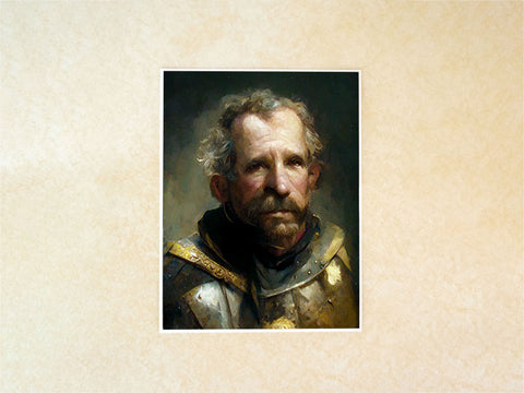 Portrait of Sir Alaric the Paladin