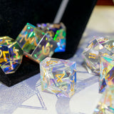 Prismatic Glass Dice Set