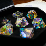 Prismatic Glass Dice Set