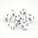 Set of 7 Speckled Arctic Dice