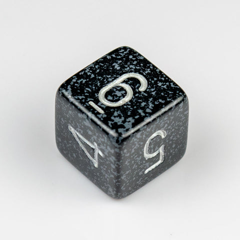 Speckled Ninja 6 Sided Dice