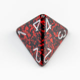 Speckled Silver Volcano 4 Sided Dice