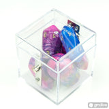 7-piece Set of Crystal Toxic RPG Dice