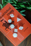 White Quartz Dice Set of Purity