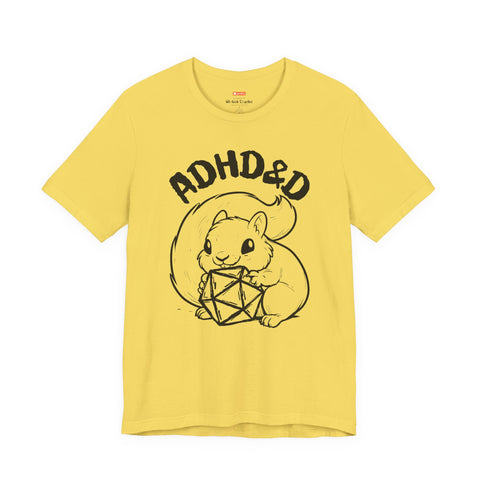 ADHD&D Squirrel T-Shirt | Attention-Deficit D&D