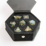 Labradorite Dice Set of Light