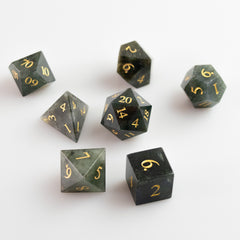 Labradorite Dice Set of Light