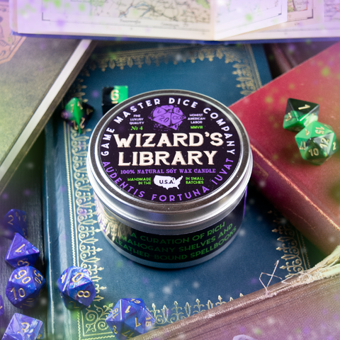 Wizard's Library Gaming Candle