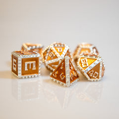 Gnomish Rivet Metal Dice Set