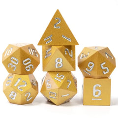 Goldforged Glory Sharp-Edged Resin Dice Set