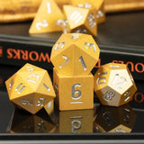 Goldforged Glory Sharp-Edged Resin Dice Set