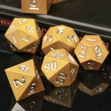 Goldforged Glory Sharp-Edged Resin Dice Set