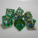 Mystic Meadow Liquid Core Dice Set