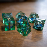 Mystic Meadow Liquid Core Dice Set