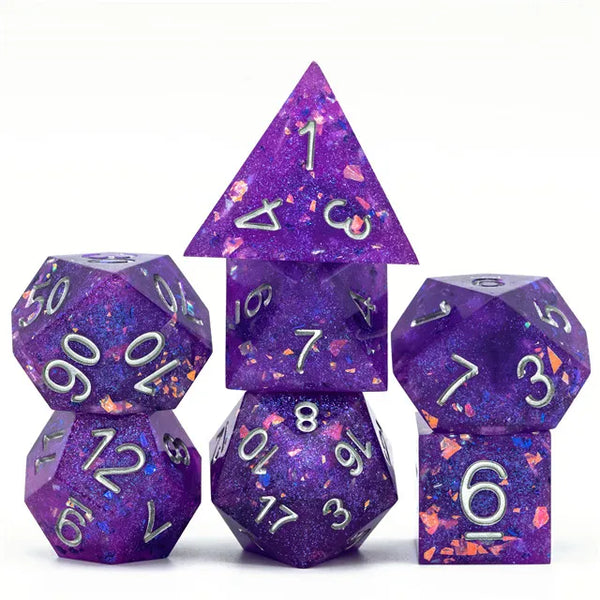 Starlight Sorcery Sharp-Edged Resin Dice Set – GMDICE