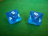 Translucent 8-Sided Dice (d8)