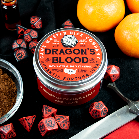 Dragon's Blood Gaming Candle