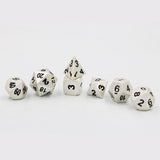 Pearl Silver Metal Dice Set