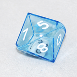 Translucent Double 10 Sided Dice