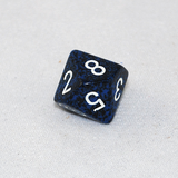 Speckled Stealth 10 Sided Dice