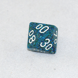 Speckled Sea D100, 10 Sided Dice