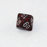 Speckled Silver Volcano D100, 10 Sided Dice